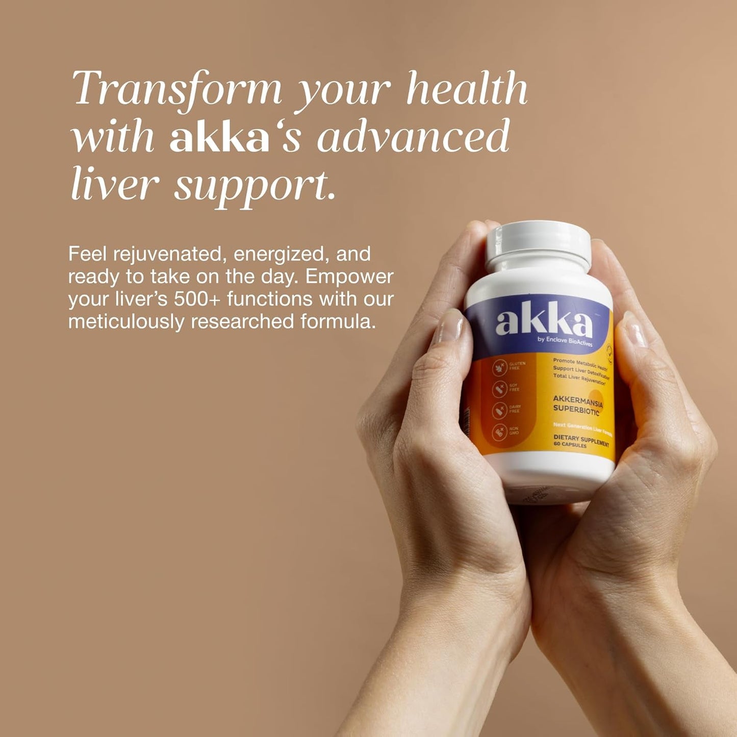 AKKA - Akkermansia Probiotic Liver Cleanse Detox & Repair - Liver Health Supplement for Energy, Digestion & Metabolism with Akkermansia Muciniphila (AKKA Superbiotics)